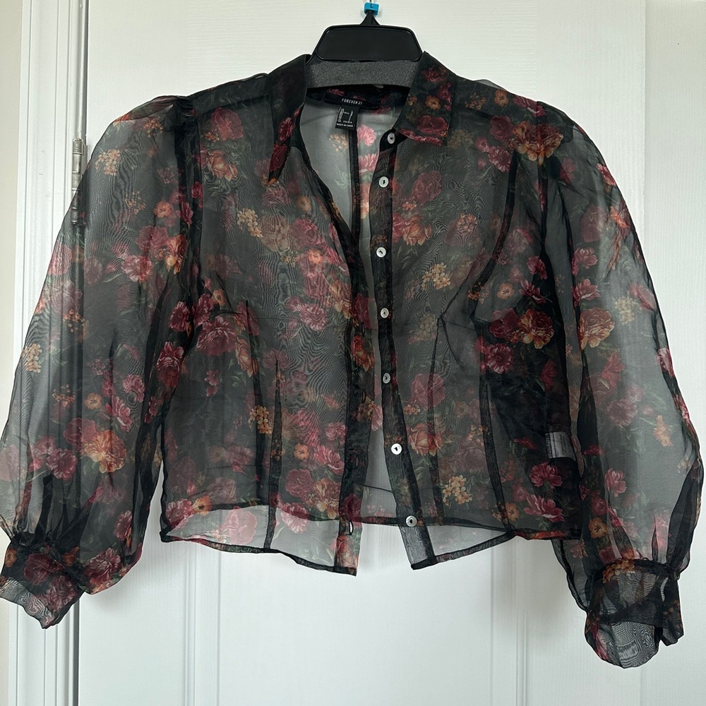 Organza Button up